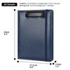 Wonderpool A5 Faux Leather Clipboard Partfolio Recipe Binder Notepad Forms