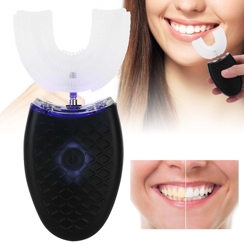 U shaped Adult Electric Sonic Toothbrush Automatic Cleaning Toothbrush Oral