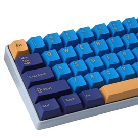 PBT Keycaps 172 Keys Double-Shot Keycaps Custom Keycaps with 7U Spacebar Cherry Profile for ANSI&ISO Layout Cherry MX Switches Mechanical Keyboards