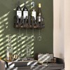 SODUKU Wall Mounted Metal Wine Rack - Wine Rack Wall