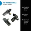 TRQ Camshaft & Crankshaft Position Sensor Kit Compatible with 2003-2008