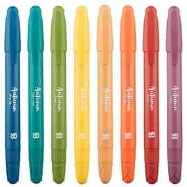 BLIEVE - Gel Highlighters, Bible Highlighters No Bleed, Cute Bible Journaling School Supplies, 8 Pack Assorted Colors, Study Gel Highlighters Set And Bible Accessories (Autumn)