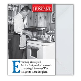 Emotional Rescue for My Husband do as Wife Told You Fathers Day Greeting Card (FDW610)