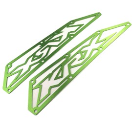 Kawasaki KRX 1000 Frog Skin Air intake Covers Made in Aluminum Anodized Green NEW