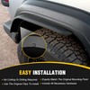 Nilight Fender Flares Extensions Set fit for 2018 2019 2020