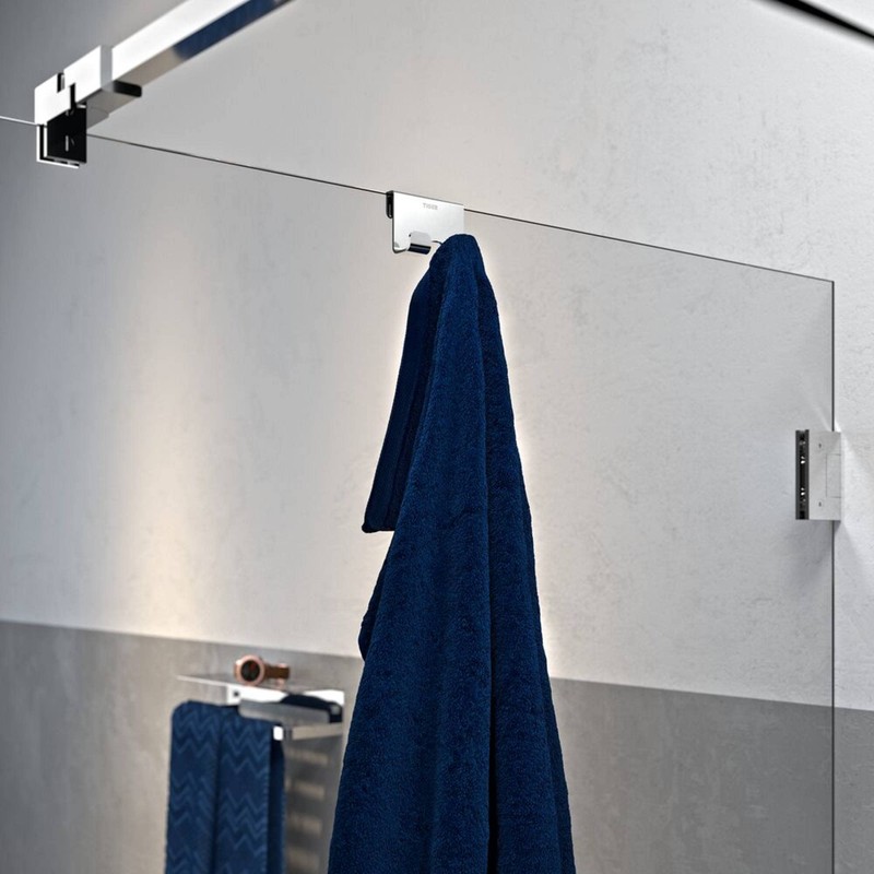 Tiger Caddy Shower Cubicle Glass Door Hook Towel Hook for