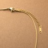 Cream Dot Necklace, Women's, Popular, Stainless Steel, Surgical Stainless Steel,