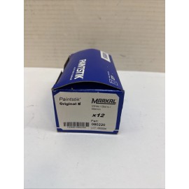 MARKAL PAINTSTIK ORIGINAL B 080220 WHITE SOLID PAINT MARKER (LOT OF 12)