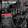 JerkFit WODies 2 in 1 Handgelenkbandage und Handflächenschutz (Rot, M)