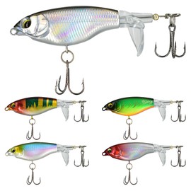 Fishing accessories, favourite bait, baitcast combo, fishing, contains 5 exquisite simulated fishing lures and a storage box, gifts for anglers (HLB-WH-TY-LL0013-a)