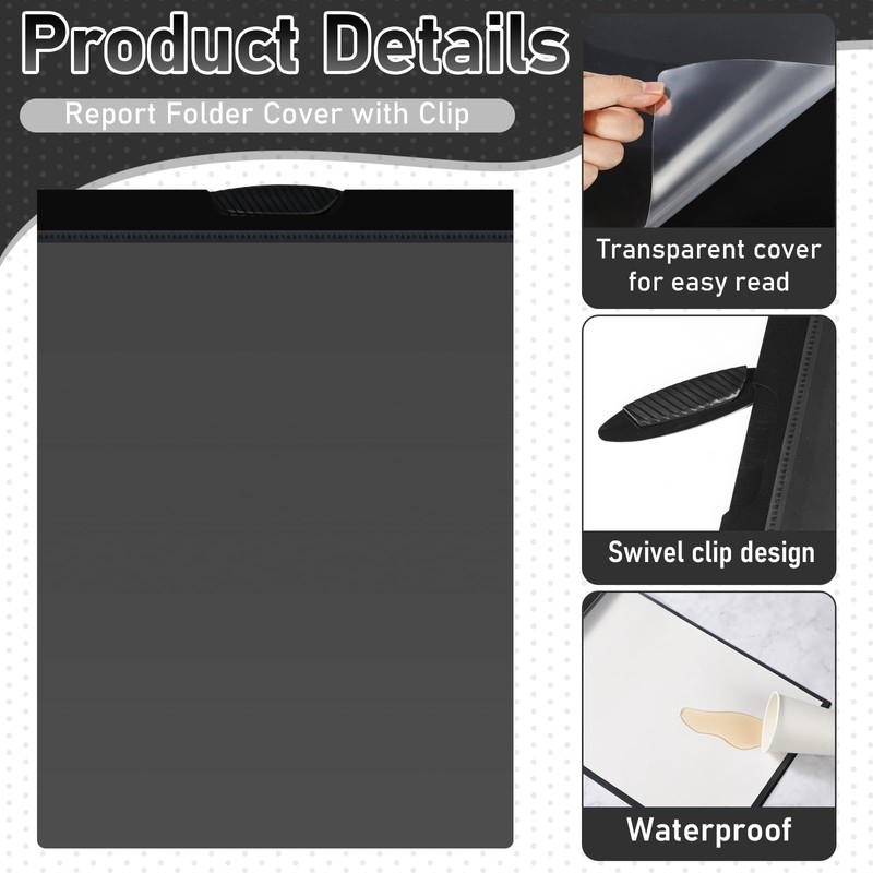 Dunzoom 10 Pack 11 x 17 Inches Clear Report Covers