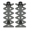 55 Sport FLAT Elastic Lock Shoelaces (Grey)