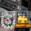 MOUNTPARTS 50 Heavy Equipment Keys Set Kubota JCB Cat Yanmar
