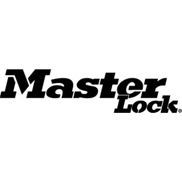 Master Lock BCO0303 Biscuit Door Knob with Lock, Polished Brass