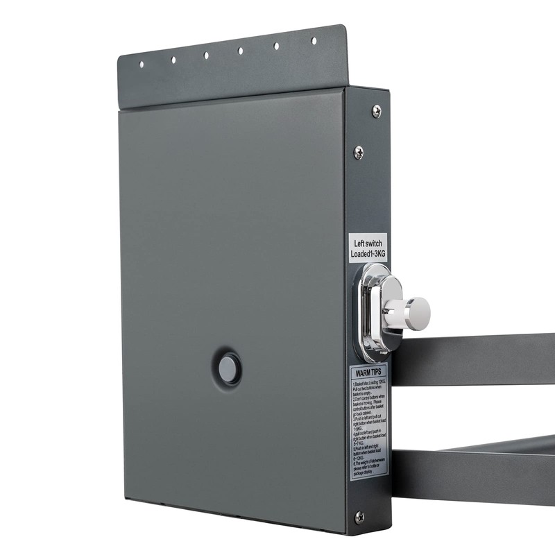 ZERNEIL 24 Inch Pull Down Shelf, Kitchen Pull Down Shelf