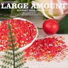 BELLEBOOST 5000PCS Resin Rhinestones with Tweezers for Crafting, 2/3/4/5/6mm Flatback Jelly Rhinestones, 3 Box Red AB Non Hotfix Crystal Gems for DIY Crafts Mugs Tumblers Clothes Makeup Nail