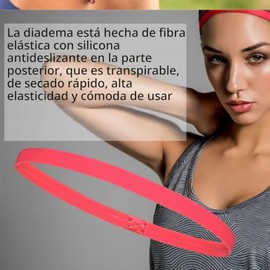 Yosoo Health Gear Diademas Deportivas, Mini Diademas Atléticas, 6 Piezas de Diademas Deportivas Elásticas Antideslizantes Que Absorben el Sudor Diadem