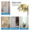 Cozy Tower Pocket Door Lock with Key, Pocket Door Hardware