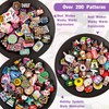 50Pcs Silicone Focal Beads for Pens, Random Cute Character Focal