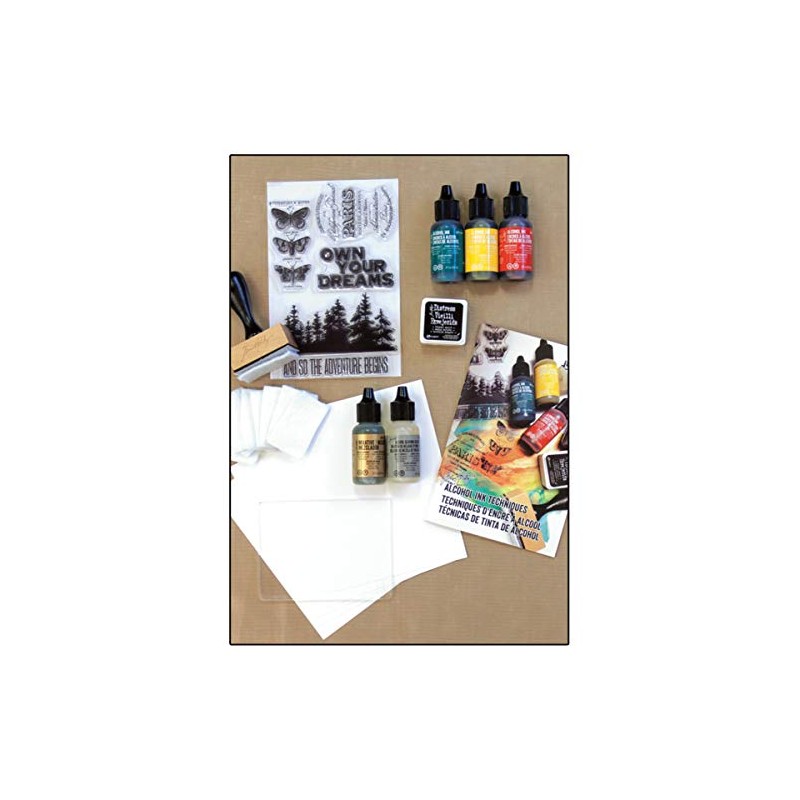 Ranger Distress Alcohol Ink Kit, Synthetic Material, Multicoloured, 19 x