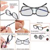 AZFVBQL 34PCS Eyeglasses Retainers Silicone Glasses Temple Holders Anti-slip Protectors