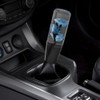 Blueshyhall Blue Flower Crystal Shift Knob, Gear Stick Shifter Lever