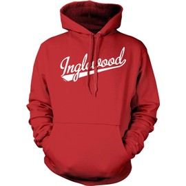 Hoodteez Inglewood Hooded Sweatshirt, XL Red