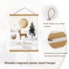 Artmag Magnetic Poster Hanger Frame, 16x24 16x22 16x20 Light Wood