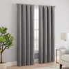 Eclipse Cannes Magnitech 100% Blackout Curtain, Rod Pocket Window Curtain