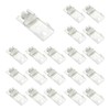 Coshar 20pcs Ceiling Mount Bracket DIY Curtain Track Installation Accessories