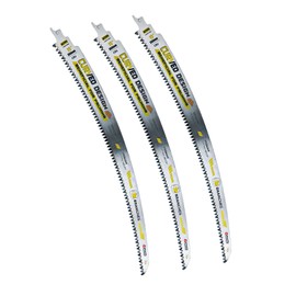 Japanese Teeth Reciprocating Saw Blades Wood Pruning (3, 15in)