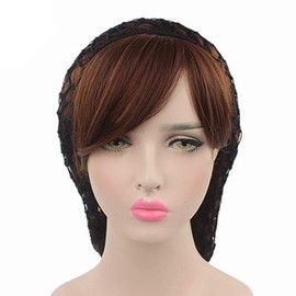 Egurs night sleep hat hair net elastic knitted sleep head cover wig cap for women girls