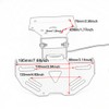 ADV 160 Foldable License Plate Holder Bracket Motorcycle Adjustable Tail
