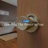 XFORT Bello Passage Knob Set Polished Brass, Door Knob for