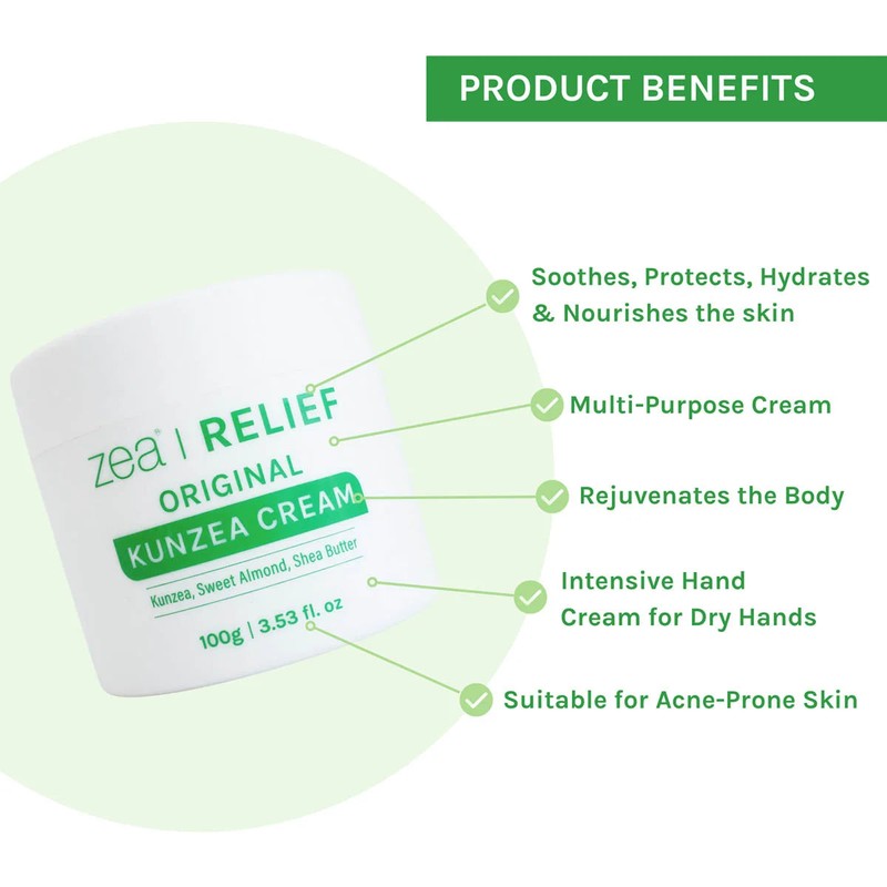 Zea Relief - Original Kunzea Cream, 100g