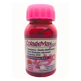 Natutech Colagemax Suplemento para una Piel Nutrida, Hidratada y Resistente al Sol, Fortalece Cabello y Uñas y Disminuye Arrugas (Gomitas 242g)