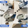 9Pcs Diamond Core Drill Bits Set 5/8"-11 Thread, Porcelain Ceramic