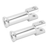 Passenger Foot Peg Mounts Kit 50500769 Silver Sturdy Stable High