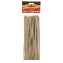 Mr. Bar-B-Q 02005Y 10-Inch Bamboo Skewers, 100-Piece