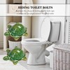 ZUNON Toilet Bolt Caps, Decorative Toilet Bolt Covers, Ceramic Cute