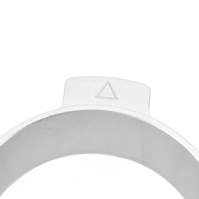 54mm Dosing Funnel Aluminum Alloy Rotatable Coffee Powder Dosing Ring