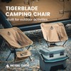 ONETIGRIS Tigerblade Camping Chair, Lightweight Folding Backpacking Hiking Chair, Compact