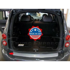 Made in USA - Trims Express 2005-2011 Chevy HHR Rear Trunk Protector Accent Trim Cover Door Chrome Bumper