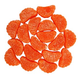 Needzo Fresh Orange Slices Wedges Candy Pieces, 2 Bags, 10 Ounces Each