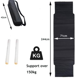 Truck Day Cab Hammock is Semi Comfortable Sleeping Solution for Trucks, 96In L x 27.8In W, 330 lbs Max Weight, Black Vehicle Hammock Best Gift for Driver,