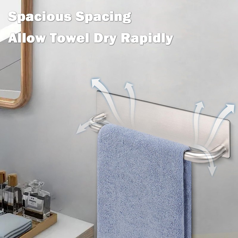 Self Adhesive Hand Towel Holder- 304 Stainless Steel Hand Towel