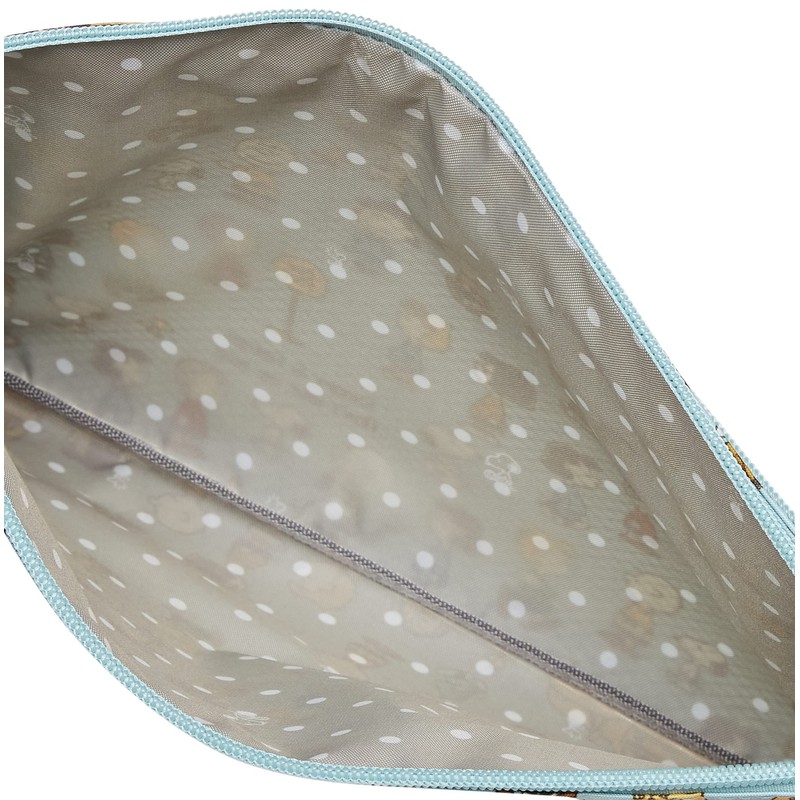 Hapitas Snoopy Pouch Set, Compact, 2 Sizes, bath stop blue