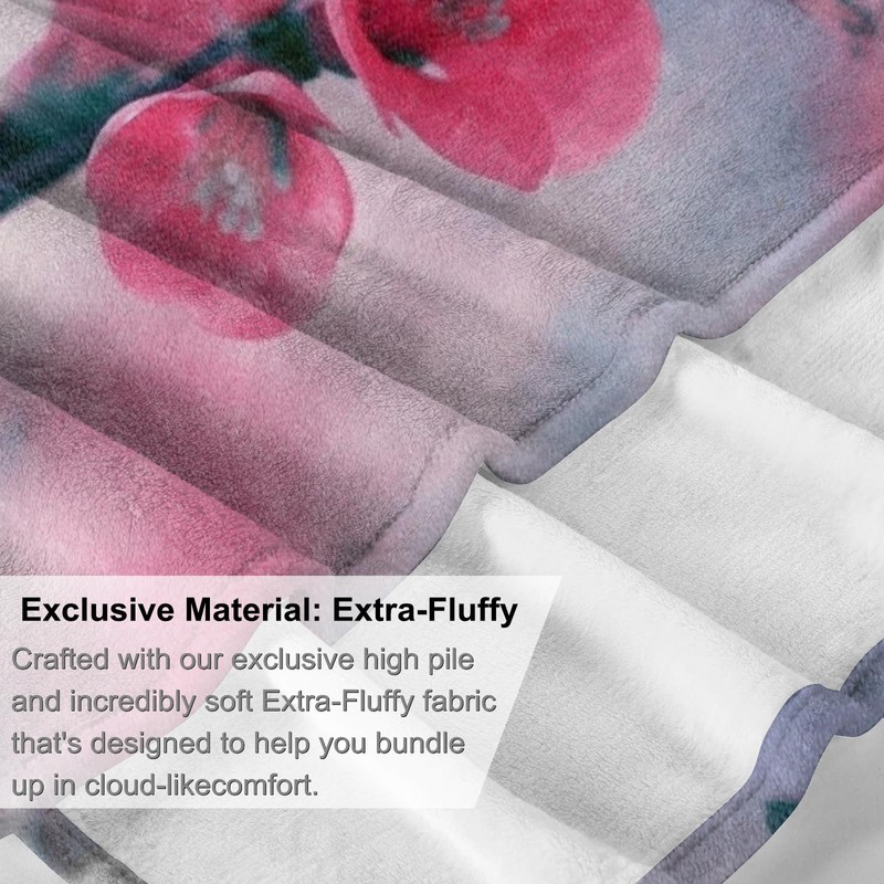 BIWOTU Cute Sheep Theme Blanket - Super Soft, Cozy, Lightweight