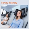 Miosugo Car Seat Headrest Pillow, Adjustable Three-Axis Support Cushion with
