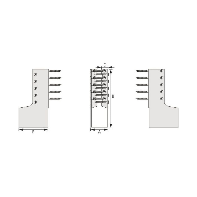 Twin Pack Simpson Joist BSI 100 x 90 Hot-Dip Galvanised